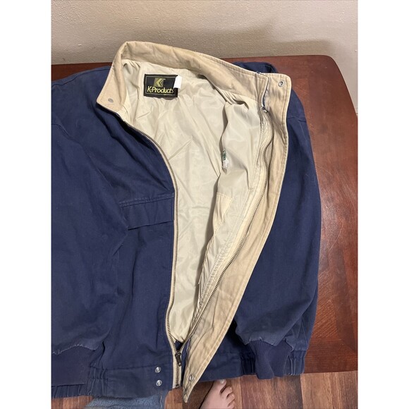 VTG Made In USA K-Products Agratech Seeds  Light Weight Jacket Sz XL - Picture 4 of 5